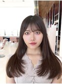 韓国スタイル/チュラルくびれへア_くびれ巻き_レイヤーカット