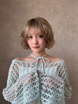 ミューバイケンジ(miu by KENJE) ミルクティー×ミニボブ