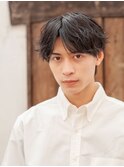 アンニュイメンズパーマスタイル