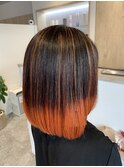 グラデーションカラー,ハイライト,オレンジ