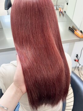 ラック 表参道(LUCK) チェリーレッド/ピンク/ブリーチ/ケアブリーチ/デザインカラー