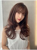 ハイレイヤー/ミディアム・ロング/20代/30代/顔周り・フェイス