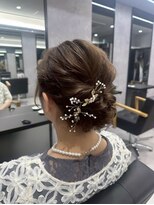 モアナ バイ ヘッドライト 新越谷店(Moana by HEADLIGHT)&nbsp;Moana【新越谷】#ヘアセット#ヘアメイク#結婚式ヘア#二次会ヘア