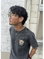 シュガー ミタケ(SUGAR mitake) スパイラルパーマ センターパート