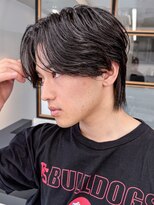 ソアメンズ 渋谷(soar men's)&nbsp;ビジネス◎黒髪センターパートニュアンスパーマで大人感