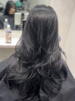 レイン 錦糸町(RAIN)&nbsp;透明感ブルーブラック×フェザーレイヤー♪