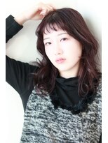 ステラ ヘア デザイン サロン(STELLA hair design salon)&nbsp;オン眉　ゆるレイヤー　モーブピンク　ブリーチ無し　S