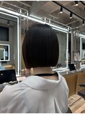 イメチェンヘアスタイルピンクベージュ前髪カタログ博多学割ボブ