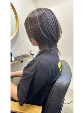 ハイク(HYKE) 大人ウルフレイヤー×グレージュハイライト