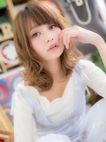 カバーヘア ブリス 川口(COVER HAIR bliss)&nbsp;シースルーバング外国人風ウェーブパーマ川口20代30代40代ａ!