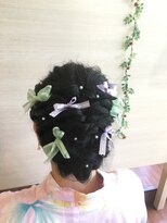 ヘナ ヘアサロン 花々 浴衣・パティー・ヘアセット