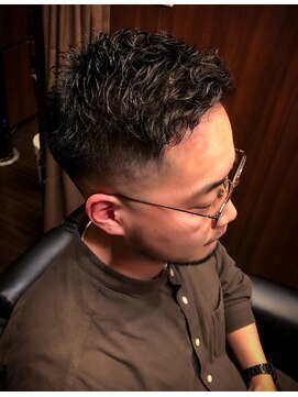 ヒロギンザ 御徒町店(HIRO GINZA) スキンフェード×パーマ