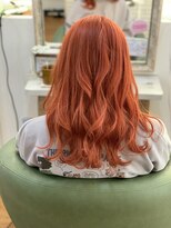 ヘアーガーデン バレッタ(hair garden barretta) 韓国風オレンジビビットcolor