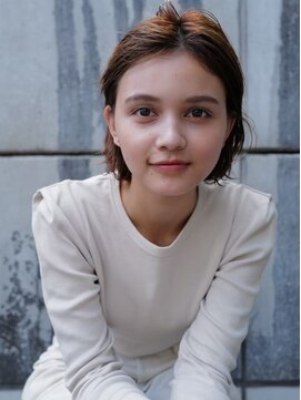アレンヘアー 名古屋店(ALLEN hair) ショート×かきあげバング