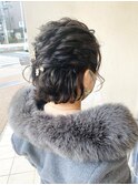 ◇ ショートボブアレンジ☆もこもこハーフアップ