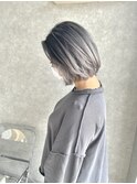 透明感バレイヤージュ/シアグレージュ