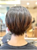 ハンサムショート/大人ショート/前髪長めショート 20代30代40代