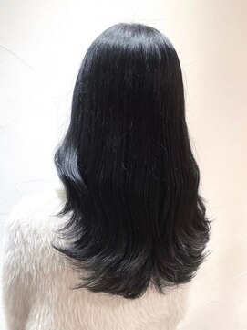 ネオリーブアオバ 高田馬場店(Neolive aoba) アディクシーカラーブルーブラックで作る韓国ヘア