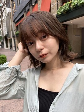 ジーナ 本八幡(Zina) 大人かわいい20代30代40代小顔ショコラベージュ　Zina本八幡