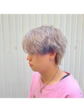 カフェアンドヘアサロン リバーブ(cafe&hair salon re:verb) 顔周り裾カラー