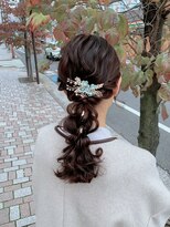 シャーマン(SHERMAN)&nbsp;金箔編み下ろしアレンジ♪