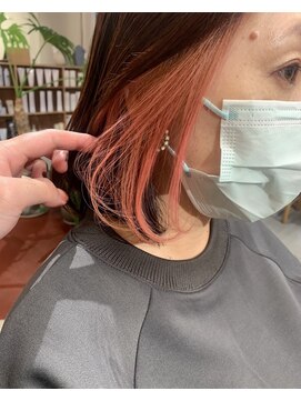 ディードットログ 大和西大寺店(D.Log) イヤリングカラー 奈良 大和西大寺 レッド ピンク オレンジ