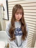 ブリーチ1回のミルクティーカラー【Grit神戸元町店】
