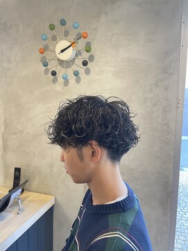 エッジ ヘア メイク(edge hair +make) メンズパーマ/波巻きパーマ/波巻きスパイラル