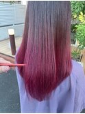 〈wave佐藤店〉グラデーションカラーピンクロゼツートンカラー