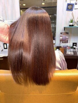 ヘアエステ アヴァール 東大宮(Hair Esthete avare) オレンジブラウン30代40代50代髪質改善白髪染め縮毛矯正東大宮
