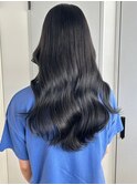 クビレヘア×スケスケブルーブラック