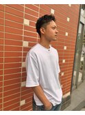 ツーブロックアップバング