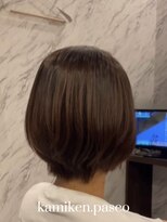 カミケンパセオ(kamiken.paseo)&nbsp;美シルエット×まとまるショートボブ【カミケンパセオ/福島】
