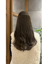 美容室 アイディー i-dee&nbsp;オリーブベージュ(ブリーチなしダブルカラー)