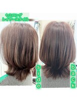 ウイ バイ ファースト 北四番丁店(u'i by first)&nbsp;くびれレイヤースタイル　オリーブグレージュ