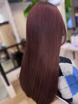 ロッソ ヘアアンドスパ 八潮店(Rosso Hair&SPA) 【ブリーチなし】艶髪×ピンクボルドー
