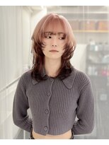 ナナ(NANA)&nbsp;ピンク/ブラウン/ブラック/デザインカラー/ウルフカット