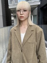 スリバー(sliver)&nbsp;【fuka】white blonde / wide bang