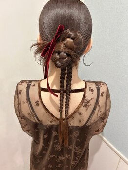 ラフテル(Raftel)の写真/【梅田/北新地徒歩2分】ヘアセット1800円～★可愛いのに崩れにくい、プロの技術を驚きのお手頃価格で◇