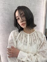 ロンドワン 三宮元町(Lond one) くびれボブ/ダークグレージュ