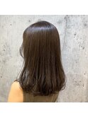 清楚な暗髪内巻きミディ【西葛西】