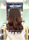 コテ巻き風パーマ/ロングパーマ/大人パーマ/前髪パーマ