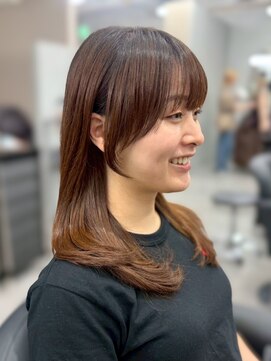 ジエクトカナウ 梅田 似合わせ顔周りカット◇フェイスレイヤー・姫カットレイヤー