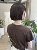 タイトなミニボブ