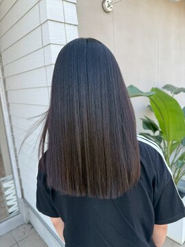 ヘアショップ エヌアンドエー 久喜菖蒲店(hair shop N&A) 毛先までしっかりまとまる重めロング/縮毛矯正/髪質改善