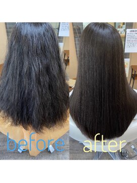 ミミトモリト 髪質改善ストレート