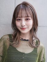 ギークス(GEEKS)&nbsp;【GEEKS渋谷】ワンブリーチ/インナーカラー/艶ベージュ/冬カラー