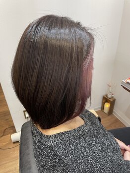 アリー(Ally)の写真/【岡町駅5分】選び抜かれたトリートメント×透明感カラーで、触れたくなる“うるツヤ髪”が叶うサロン♪