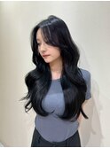 梅田/黒髪/クラゲヘアー/オリーブグレー/小顔/ココアベージュ