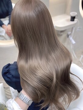 ミラク 町田(MIRAC) ミルクベージュ/レイヤーカット/韓国ヘア/ダブルカラー